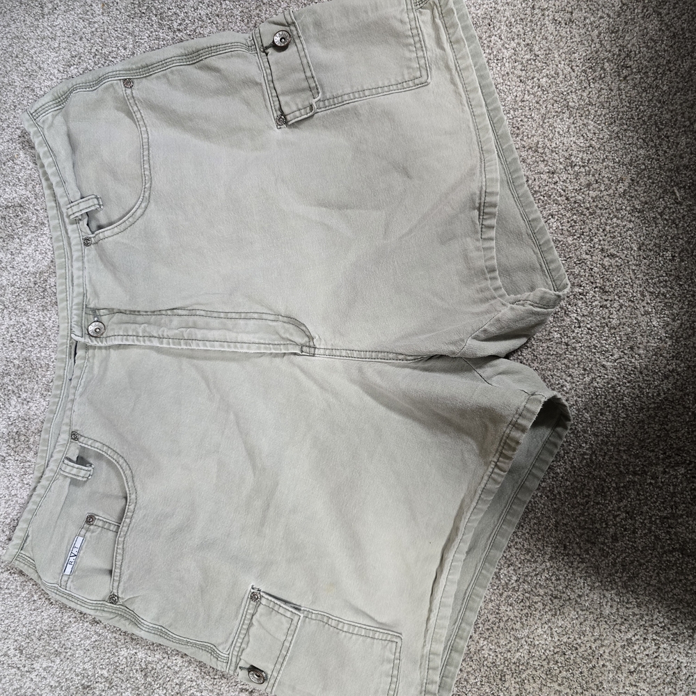Casual Khaki Cargo Shorts
